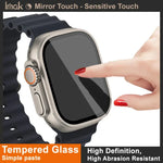 IMAK 強化ガラスウォッチ保護フィルム、Apple Watch Ultra 1/2/3 49mm用