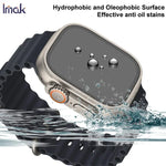 imak HDフルスクリーンプライバシー強化ガラス保護フィルム、Apple Watch Ultra 1/2/3 49mm用