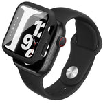 imak 一体型ケースとフィルム シリコンストラップ付き、Apple Watch SE 1/2/3/シリーズ4/5/6 44mm用、Apple Watch SE 1/2/3/シリーズ4/5/6 40mm用