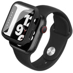 imak 一体型ケースとフィルム シリコンストラップ付き、Apple Watch SE 1/2/3/シリーズ4/5/6 44mm用、Apple Watch SE 1/2/3/シリーズ4/5/6 40mm用