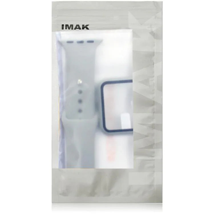 imak 一体型ケースとフィルム シリコンストラップ付き、Apple Watch SE 1/2/3/シリーズ4/5/6 44mm用、Apple Watch SE 1/2/3/シリーズ4/5/6 40mm用