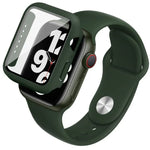 imak 一体型ケースとフィルム シリコンストラップ付き、Apple Watch SE 1/2/3/シリーズ4/5/6 44mm用、Apple Watch SE 1/2/3/シリーズ4/5/6 40mm用