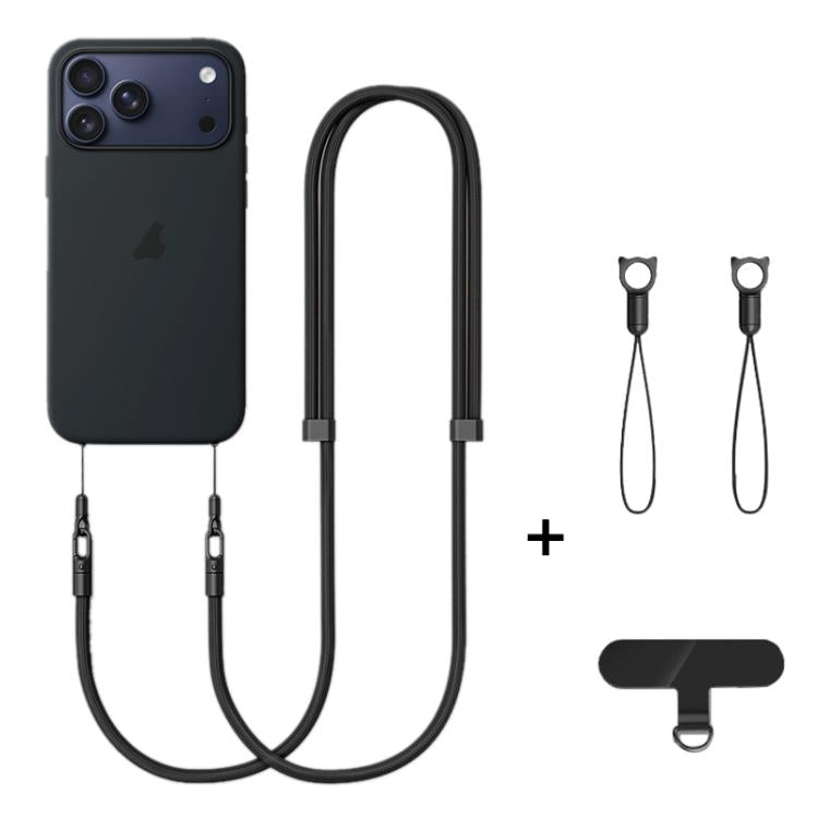 XDcase ダブルバックル調節可能クロスボディスマホストラップ