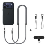 XDcase ダブルバックル調節可能クロスボディスマホストラップ