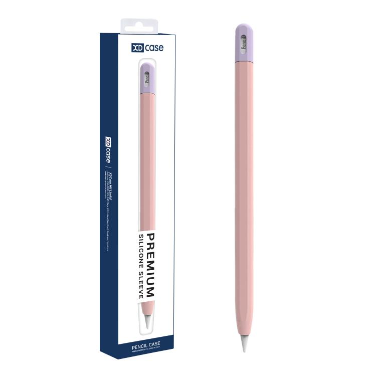 XDcase コントラストカラー シリコン保護スタイラスペンケース、Apple Pencil Pro / 2用、Apple Pencil Pro / 2 / 1用、Apple Pencil USB-C / 3用