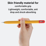 XDcase コントラストカラー シリコン保護スタイラスペンケース、Apple Pencil Pro / 2用、Apple Pencil Pro / 2 / 1用、Apple Pencil USB-C / 3用