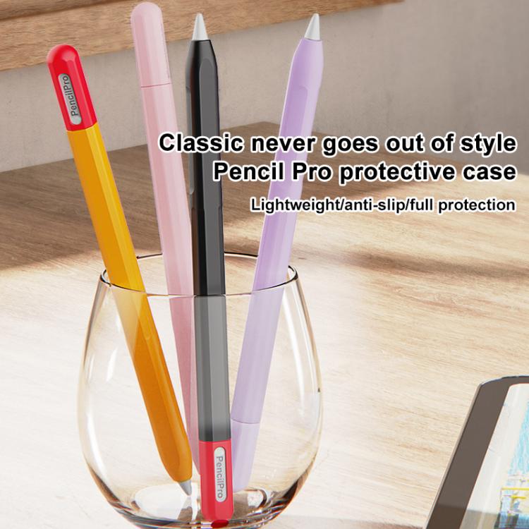 XDcase コントラストカラー シリコン保護スタイラスペンケース、Apple Pencil Pro / 2用、Apple Pencil Pro / 2 / 1用、Apple Pencil USB-C / 3用