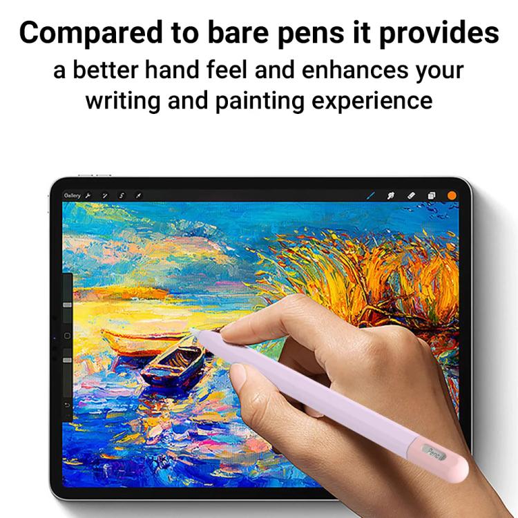 XDcase コントラストカラー シリコン保護スタイラスペンケース、Apple Pencil Pro / 2用、Apple Pencil Pro / 2 / 1用、Apple Pencil USB-C / 3用