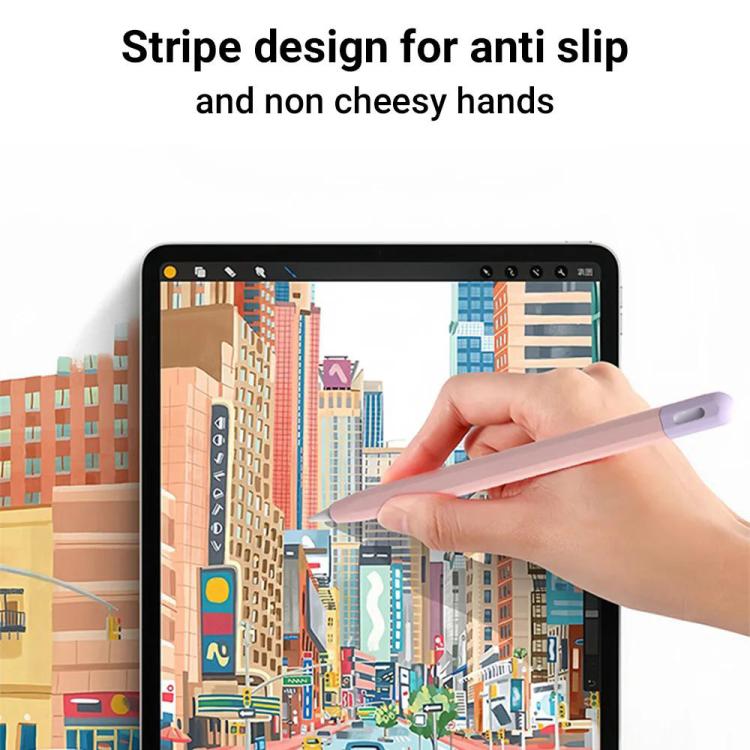 XDcase コントラストカラー シリコン保護スタイラスペンケース、Apple Pencil Pro / 2用、Apple Pencil Pro / 2 / 1用、Apple Pencil USB-C / 3用