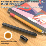 XDcase コントラストカラー シリコン保護スタイラスペンケース、Apple Pencil Pro / 2用、Apple Pencil Pro / 2 / 1用、Apple Pencil USB-C / 3用