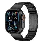 シングルビーズクイックリリースステンレススチールウォッチバンド、Apple Watch 46mm / 49mm / 45mm / 44mm用、Apple Watch 42mm / 41mm / 40mm / 38mm用