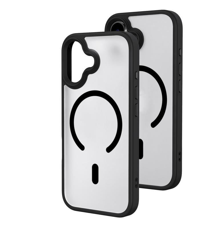 オイルスプレー肌触り MagSafe PCハイブリッドTPU携帯電話ケース、iPhone 17 Pro Max用、iPhone 17 Pro用、iPhone 17用