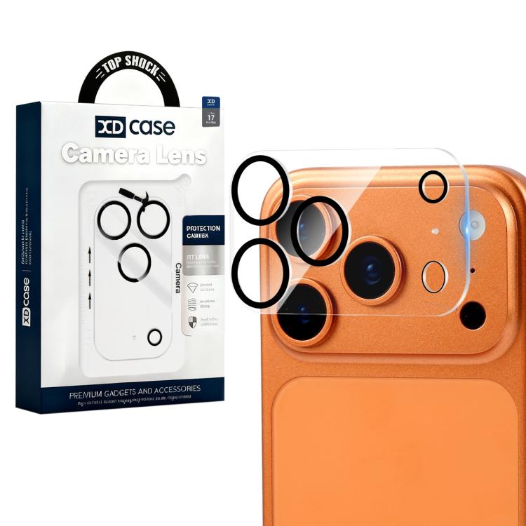 XDcase シルクスクリーン一体型強化ガラス背面カメラフィルム、iPhone 17 Pro Max用、iPhone 17 Pro用、iPhone 17用、iPhone Air用、iPhone 16 Pro / 16 Pro Max用、iPhone 16 / 16 Plus用、iPhone 15 Pro / 15 Pro Max用、iPhone 15 / 15 Plus用