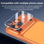 XDcase シルクスクリーン一体型強化ガラス背面カメラフィルム、iPhone 17 Pro Max用、iPhone 17 Pro用、iPhone 17用、iPhone Air用、iPhone 16 Pro / 16 Pro Max用、iPhone 16 / 16 Plus用、iPhone 15 Pro / 15 Pro Max用、iPhone 15 / 15 Plus用