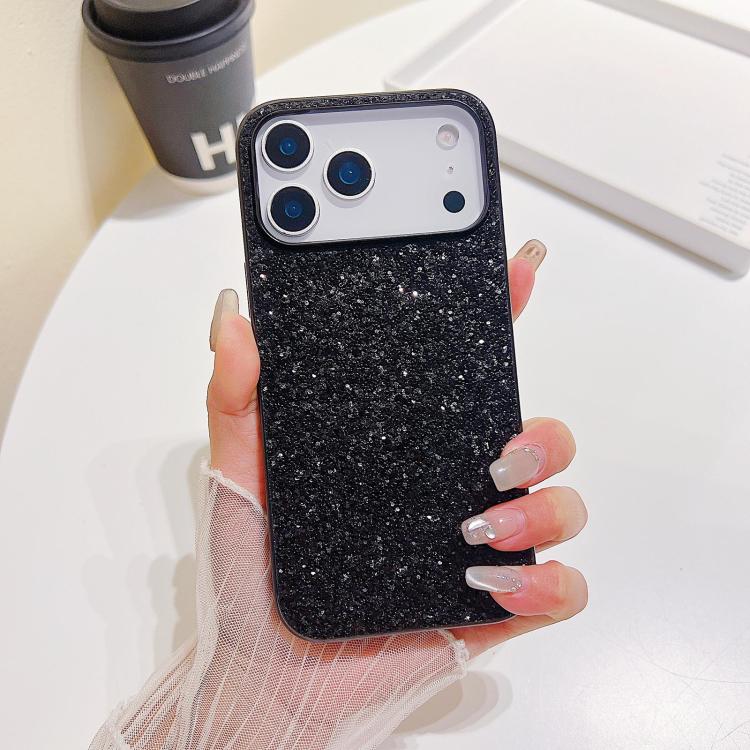 グリッターパウダー衝撃吸収TPU携帯電話ケース、iPhone 17 Pro Max用、iPhone 17 Pro用、iPhone 17用、iPhone Air用