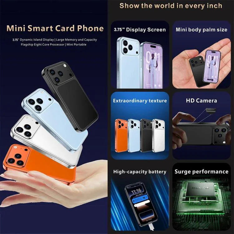 Melrose S17 Pro Mini、4GB+64GB、3.75インチ Android 12.0 MTK6765 オクタコア、ネットワーク：4G、デュアルSIM、Google Play対応