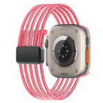 通気性ナイロンフィッシュラインウォッチバンド、Apple Watch 46mm / 49mm / 45mm / 44mm用、Apple Watch S11 42mm / 41mm / 40mm / 38mm用