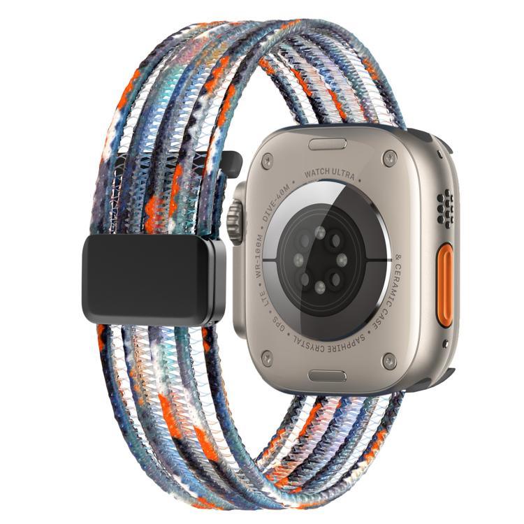 通気性ナイロンフィッシュラインウォッチバンド、Apple Watch 46mm / 49mm / 45mm / 44mm用、Apple Watch S11 42mm / 41mm / 40mm / 38mm用