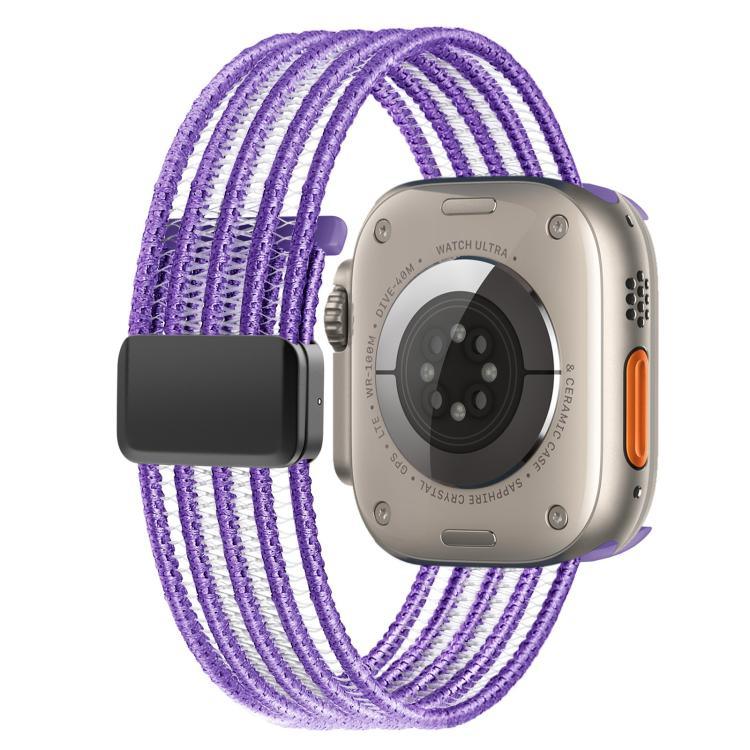 通気性ナイロンフィッシュラインウォッチバンド、Apple Watch 46mm / 49mm / 45mm / 44mm用、Apple Watch S11 42mm / 41mm / 40mm / 38mm用