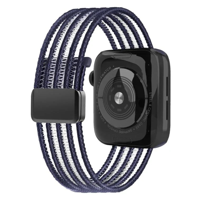 通気性ナイロンフィッシュラインウォッチバンド、Apple Watch 46mm / 49mm / 45mm / 44mm用、Apple Watch S11 42mm / 41mm / 40mm / 38mm用