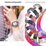 通気性ナイロンフィッシュラインウォッチバンド、Apple Watch 46mm / 49mm / 45mm / 44mm用、Apple Watch S11 42mm / 41mm / 40mm / 38mm用