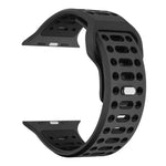 xDfind ツートンシリコンスポーツ通気性ウォッチバンド、Apple Watch 46mm / 49mm / 45mm / 44mm用