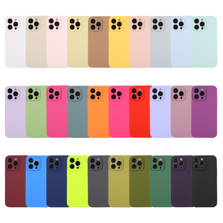 ピュアカラー液体シリコン細孔スマホケース、iPhone Air用