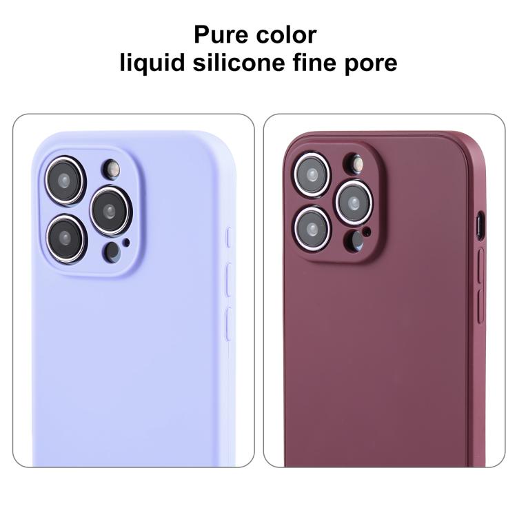 ピュアカラー液体シリコン細孔スマホケース、iPhone Air用
