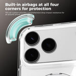 ABEEL MagSafe Q-LUCK ピボットブラケット 透明スマホケース、iPhone 15 Pro Max用、iPhone 15 Pro用、iPhone 15 Plus用、iPhone 15用、iPhone 14 Plus用、iPhone 14用、iPhone 14 Pro用、iPhone 14 Pro Max用