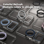 ABEEL MagSafe Q-LUCK ピボットブラケット透明フォンケース、iPhone 13 Pro Max用、iPhone 13 Pro用、iPhone 13用