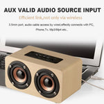 K5 木製ワイヤレスBluetoothスピーカー Bluetooth、AUX、TFカード対応 K5
