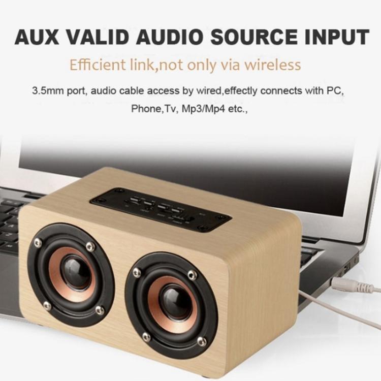 K5 木製ワイヤレスBluetoothスピーカー Bluetooth、AUX、TFカード対応 K5