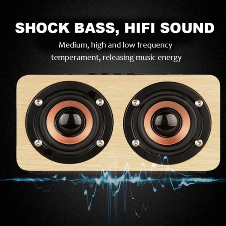 K5 木製ワイヤレスBluetoothスピーカー Bluetooth、AUX、TFカード対応 K5