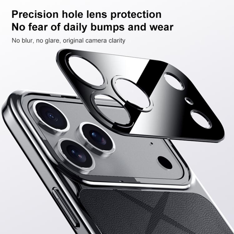 Plain Leather PC Phone Case, For iPhone 17 Pro Max, For iPhone 17 Pro, For iPhone 17, For iPhone Air