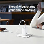 USAMS CC324 T69 QC18W USB-A シングルポート急速充電器、CC324