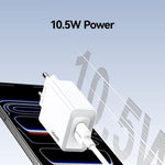 USAMS CC326 T69 10.5W 2.1A シングルUSBポート充電器、CC326