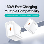 USAMS CC329 T69 PD 30W USB-C / Type-C シングルポート急速充電器、CC329