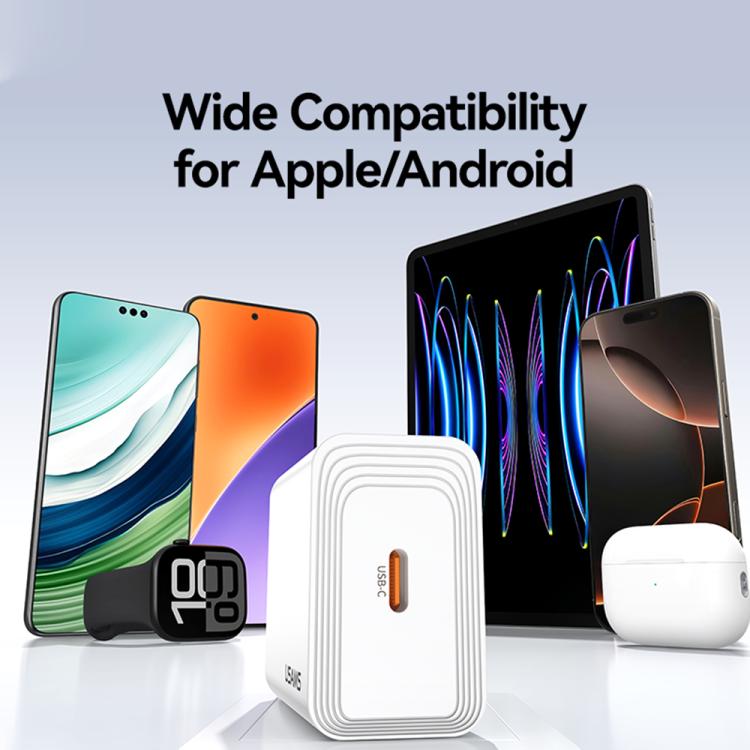 USAMS CC329 T69 PD 30W USB-C / Type-C シングルポート急速充電器、CC329