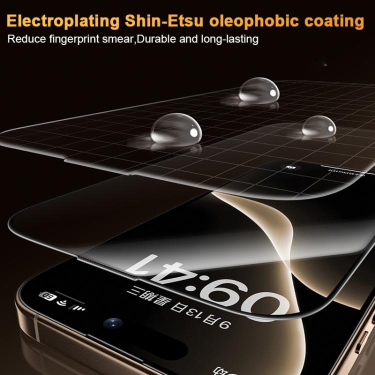 Benks キングコング コーニング ホットベンド 全面接着 HD 強化フィルム クイック装着版、iPhone 17 Pro Max用、iPhone 17 Pro用、iPhone 17用