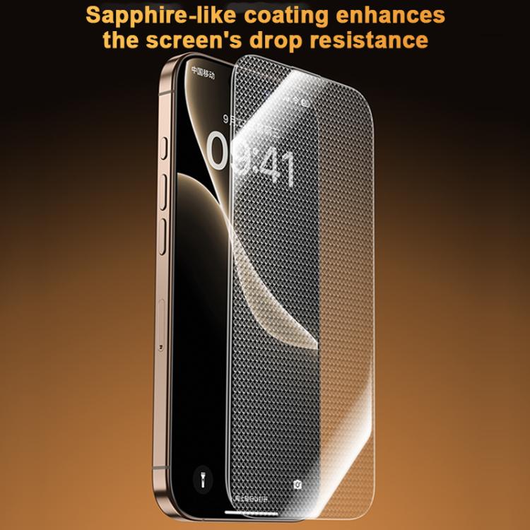 Benks キングコング コーニング ホットベンド 全接着 DLC 強化ガラスフィルム クイックインストール版、iPhone 17 Pro Max 用、iPhone 17 Pro 用
