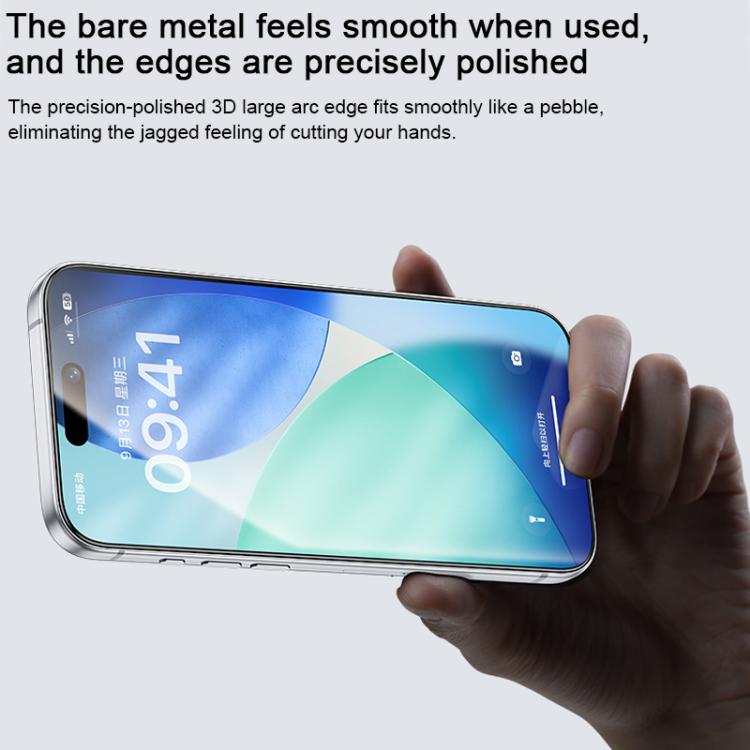 Benks ゼロカーブエッジ HD 強化スクリーンプロテクター、iPhone 17 Pro Max用、iPhone 17用、iPhone Air用
