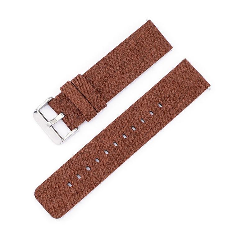 Stainless Steel Pin Buckle Nylon Woven Canvas Watch Band, 12mm, 14mm