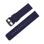 Stainless Steel Pin Buckle Nylon Woven Canvas Watch Band, 16mm, 18mm