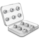 12個セット ワイヤレスイヤホン交換用メモリーフォームイヤーキャップ AirPods Pro用 収納ボックス付き メモリーフォーム グレー
