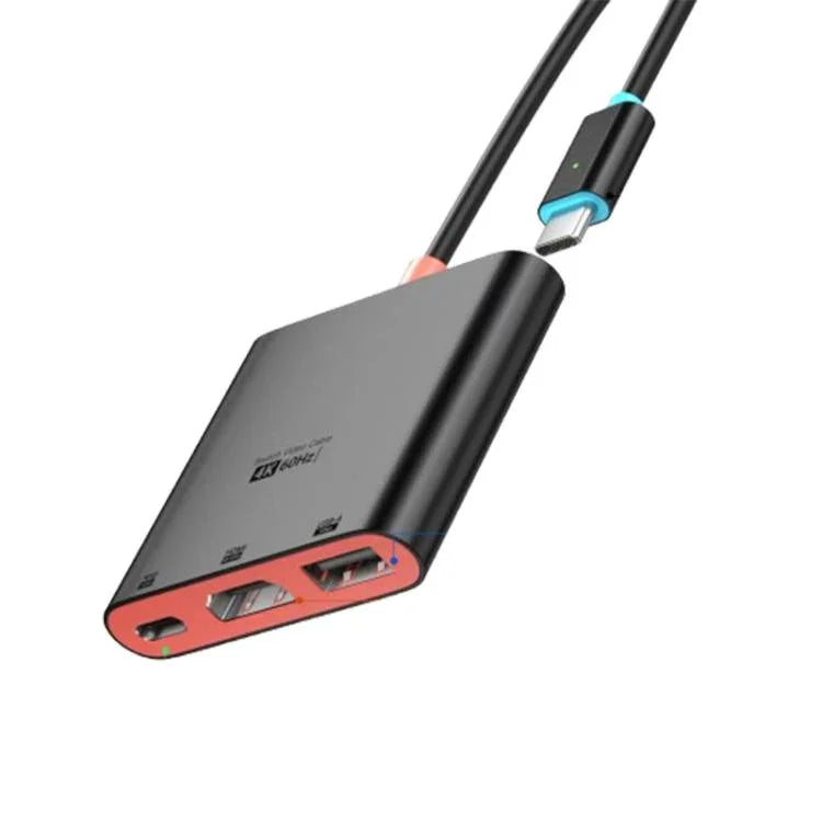 3-in-1 Type-C to HDMI + USB 3.0 + Type-C PD充電ポート デスクトップドッキングステーション、Nintendo Switch用