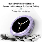 ハーフカバレッジホロウPCウォッチ保護カバー、Samsung Galaxy Watch8 44mm用、Samsung Galaxy Watch8 40mm用