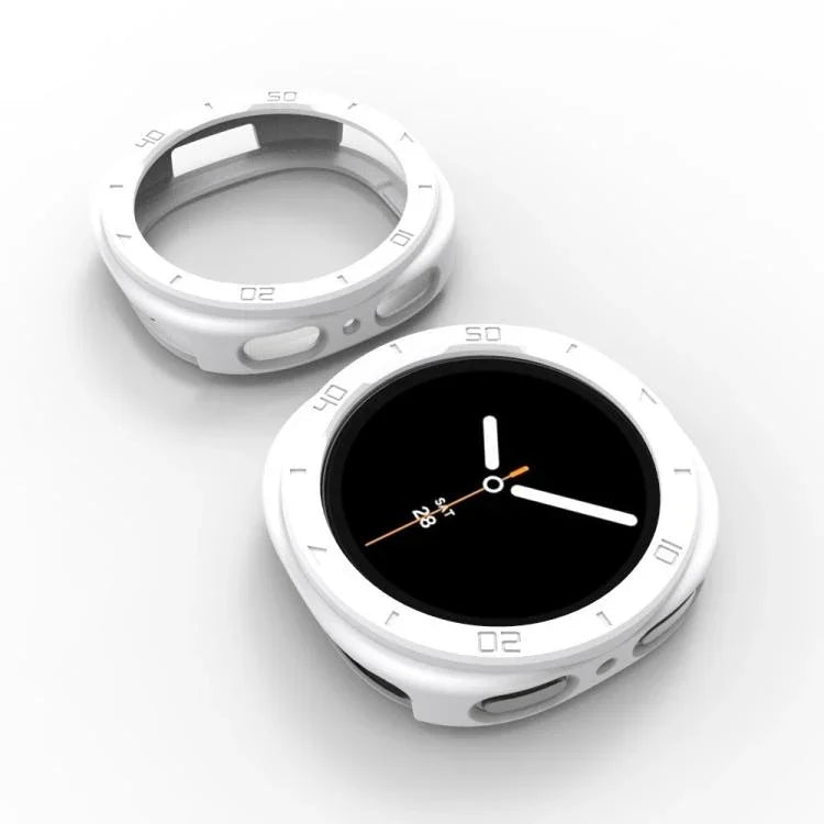 ハーフカバレッジホロウTPUウォッチ保護カバー、Samsung Galaxy Watch8 44mm用、Samsung Galaxy Watch8 40mm用