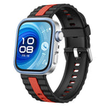 xDfind Sport Vertical Striped Two Color Silicone Watch Band, For Huawei Watch Fit 5 / Fit 5 Pro / Fit 4 Pro