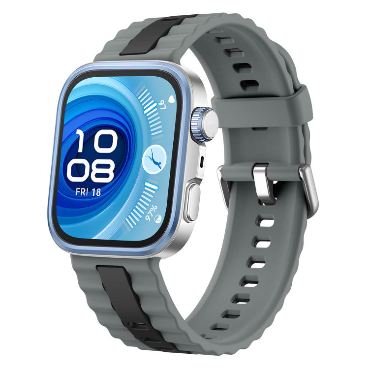 xDfind Sport Vertical Striped Two Color Silicone Watch Band, For Huawei Watch Fit 5 / Fit 5 Pro / Fit 4 Pro