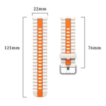 xDfind Sport Vertical Striped Two Color Silicone Watch Band, For Huawei Watch Fit 5 / Fit 5 Pro / Fit 4 Pro